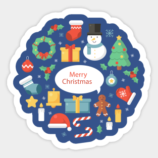 Merry Christmas Sticker